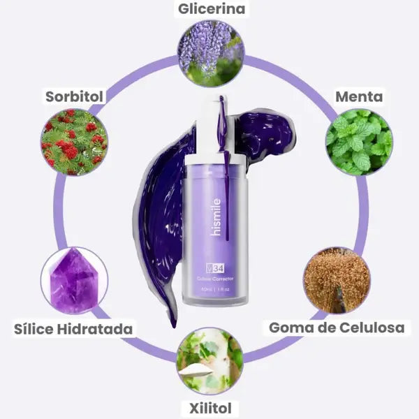 Blanqueador Dental Lila V34